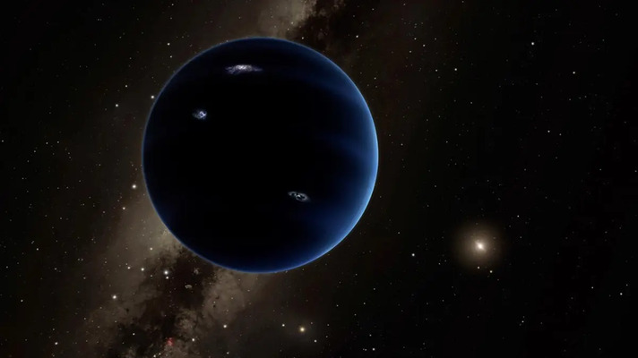 An undated hypothetical image of Planet 9. – NASA