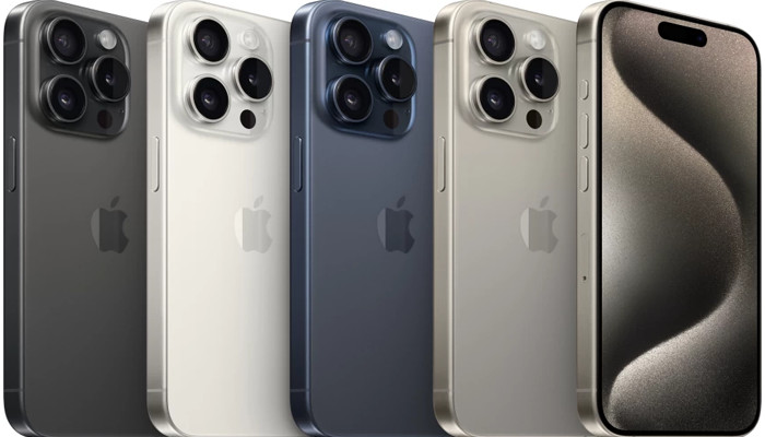 An undated image of iPhone 15 Pro — Flipkart