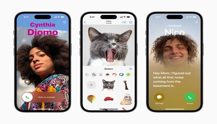 An undated image of Apple IOS 17. – Apple