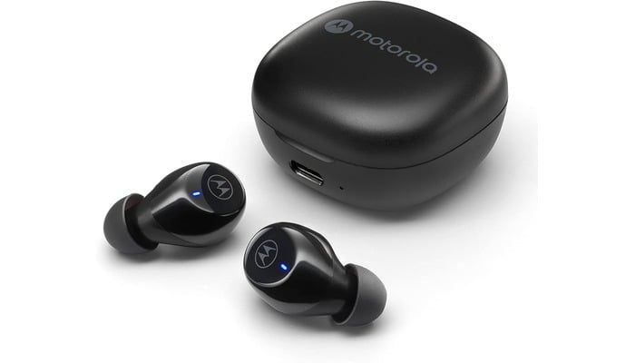 An undated image of Moto Bud — Motorola