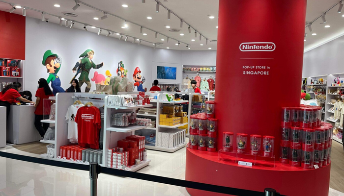 An undated image of Nintendo Pop-Up Store in Singapore. — NintendoSoup