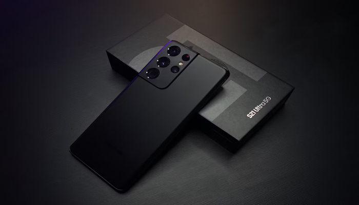 \An undated image displaying a Samsung smartphone. — Unsplash