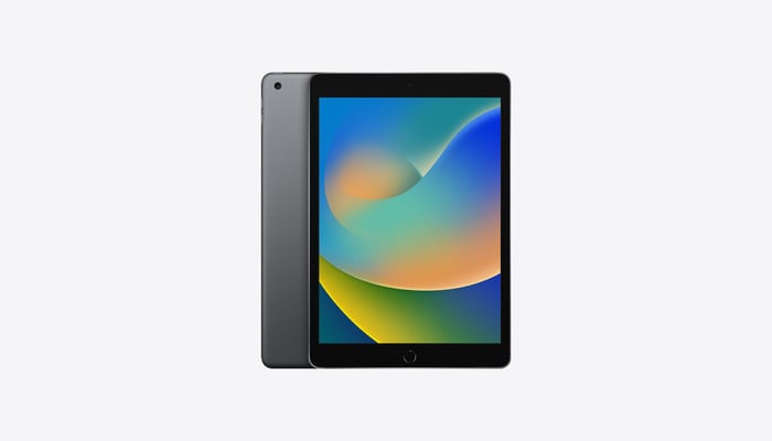 An undated image of the 9th generation Apple iPad. — Apple