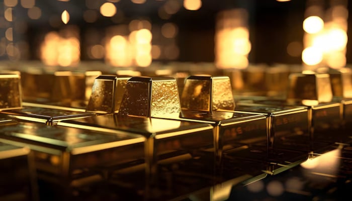 An undated image displaying gold bars. — Freepik