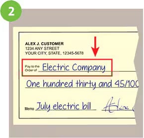 How to write a check