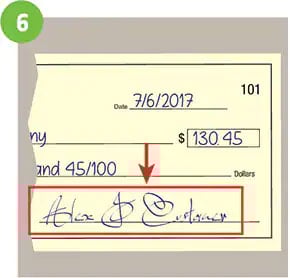 How to write a check