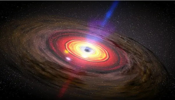 An undated image of Black Hole. — NASA