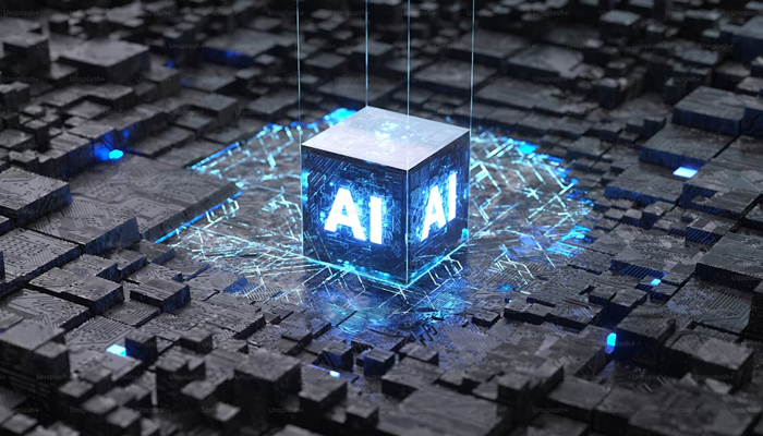 A three-dimensional conceptual representation of AI. — Unsplash
