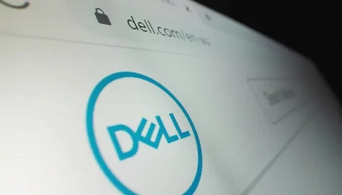 An undated image of Dell logo on web. — iStock
