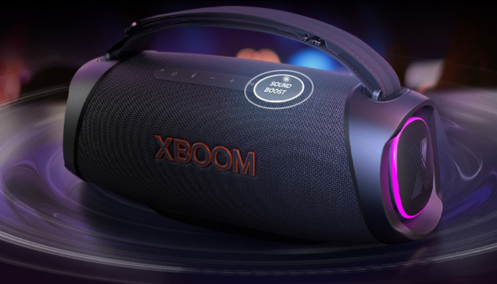 An undated image of Parlante Bluetooth LG XBOOM Go XG8T. — LG