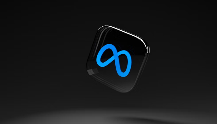 An undated image showing Meta logo. — Unsplash