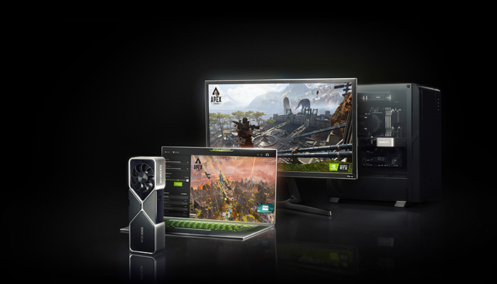 An undated image showing RTX graphics card. — Nvidia