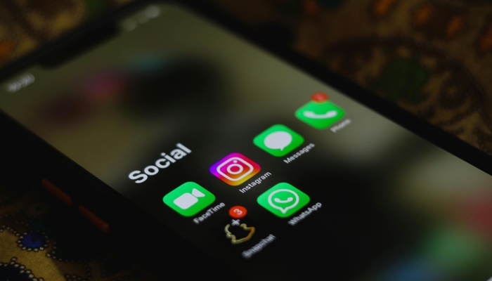 An undated image of social apps. — Pexels