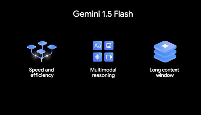 A screenshot from Google I/O 2024 presentation livestreamed on May 14, 2024. — YouTube/Google