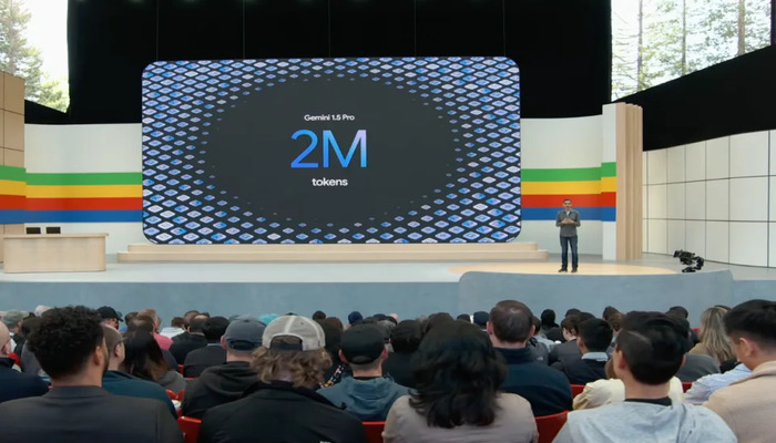 An undated image of the Google I/O developers conference held on May 14, 2024. — Google blog