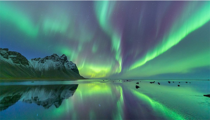 An undated image of Northern lights. — Space
