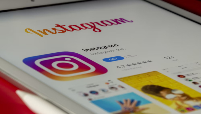 An undated image of Instagram open on Play Store. — Unsplash