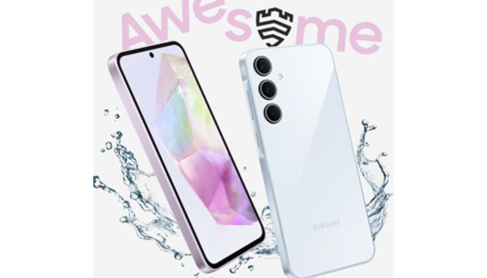 An undated image of Galaxy A35. — Samsung