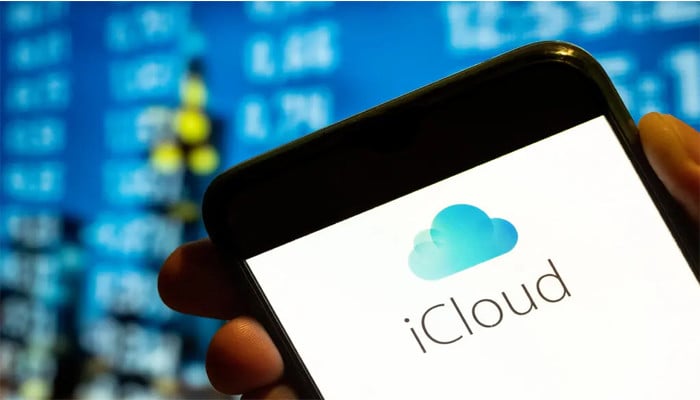 An undated image of iCloud on iPhone. — Getty images
