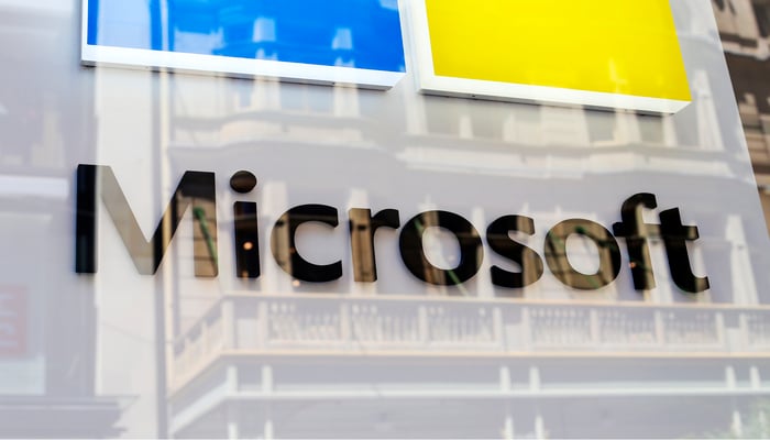 An undated image showing Microsoft. — Vecteezy