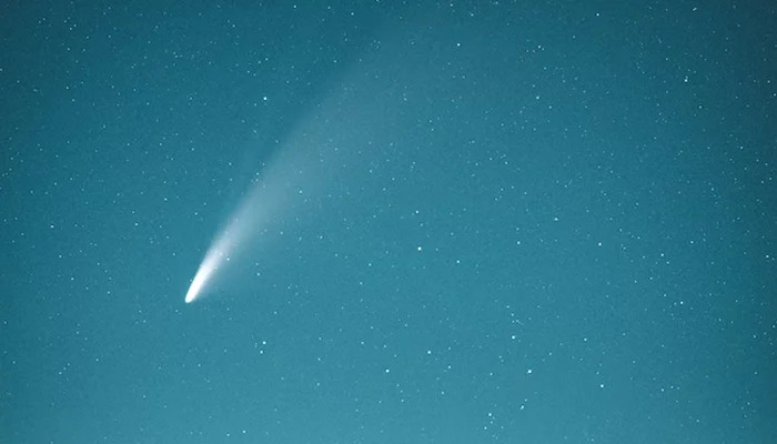 An undated image of a comet in the sky. — Unsplash