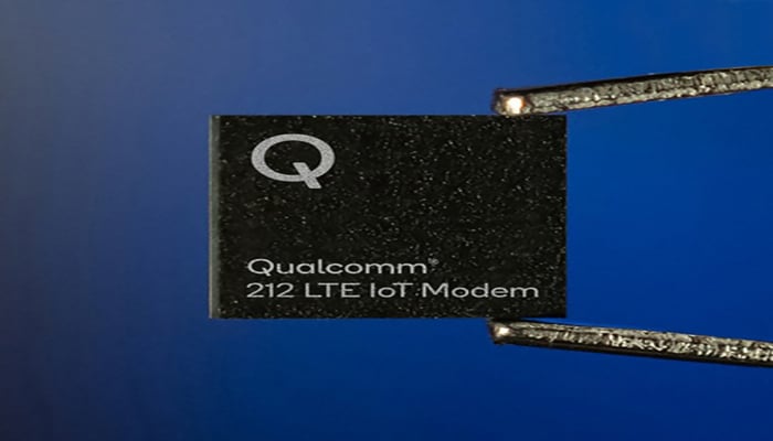 An undated image of a Qualcomm chip. — Qualcomm