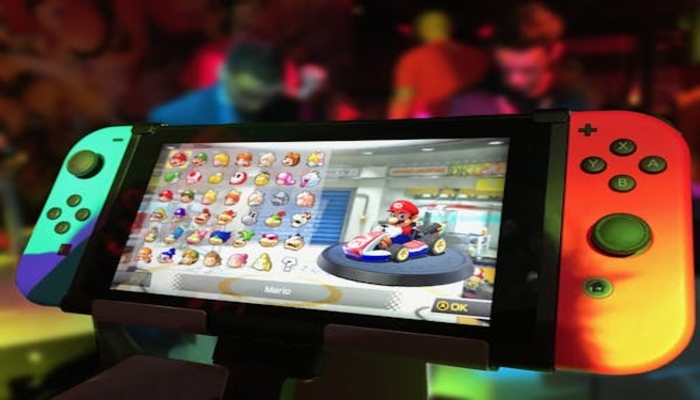 An undated image of Super Mario on a handheld gaming console. — Pexels