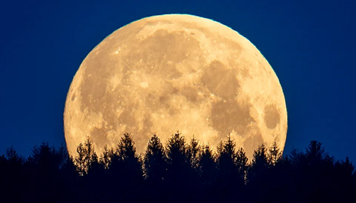 An undated image showing full moon. — AccuWeather
