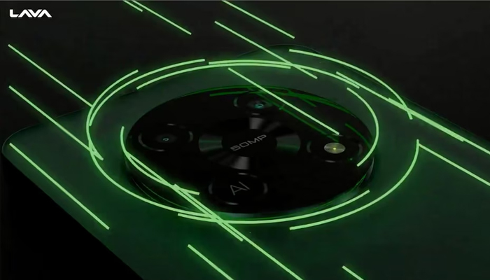 An undated image showing the rear camera design of Laa