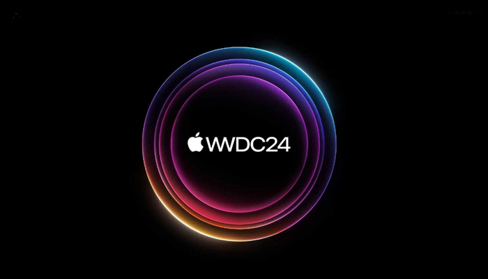 A undated image displaying the logo of WWDC 2024. — Apple