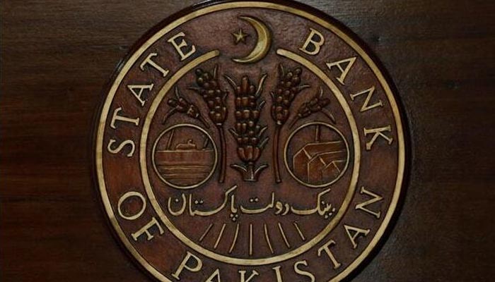 An undated image of the State Bank of Pakistan (SBP) plague. — Reuters