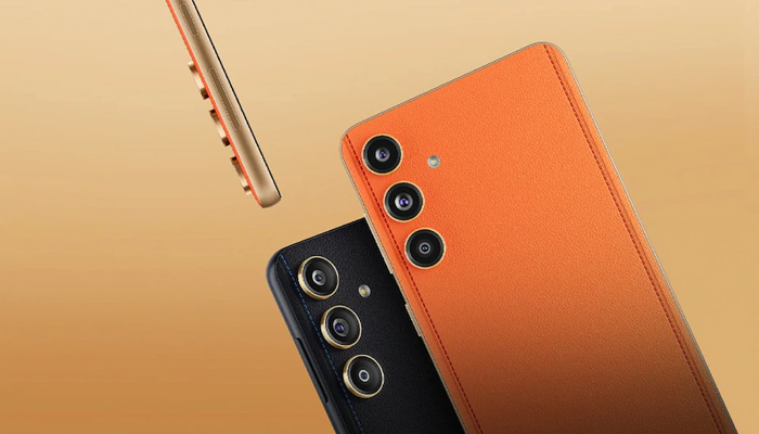 An undated image of Samsung Galaxy F55 5G. — Samsung