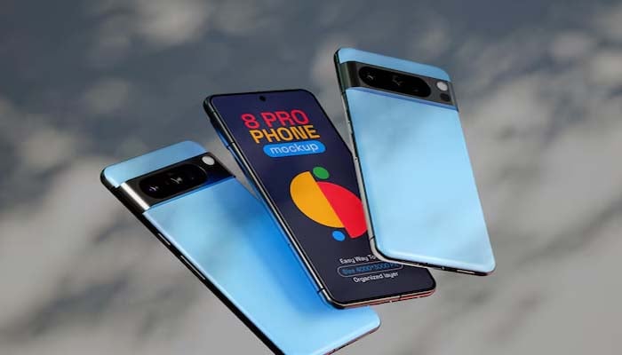 An undated image of Google Pixel 8 Pro smartphone. — Freepik