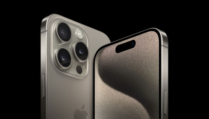 An undated image of iPhone 15. — Apple