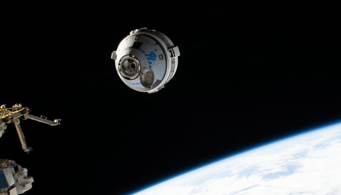 An undated image of Boeing 1 Starliner. — NASA