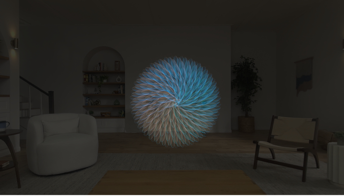 An undated image of Mindfulness app on Vision Pro. — Apple