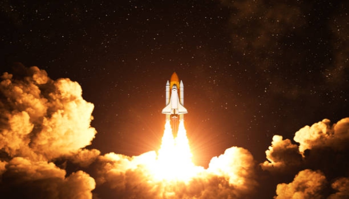 An undated image of a rocket launch. — iStock