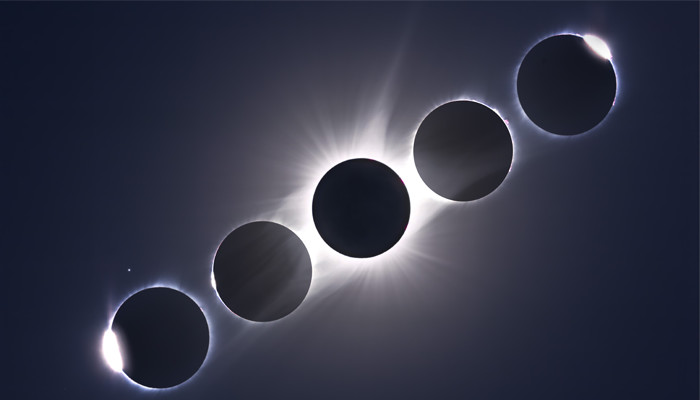 An undated image of solar eclipse. — Space.com