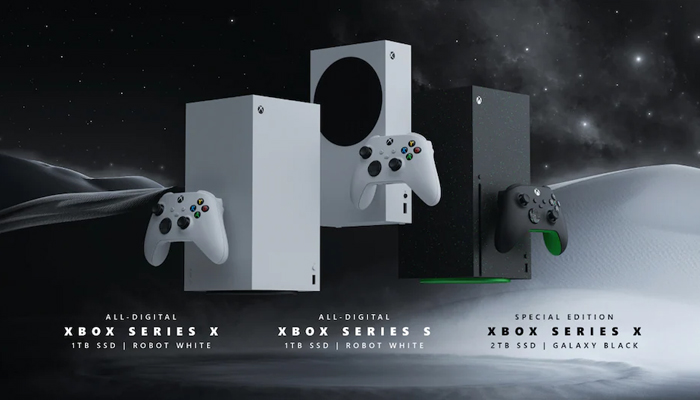 An undated image showing Xbox Series S/X variants. — Microsoft