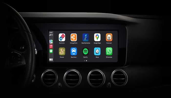 An undated image of Apples CarPlay. — Apple