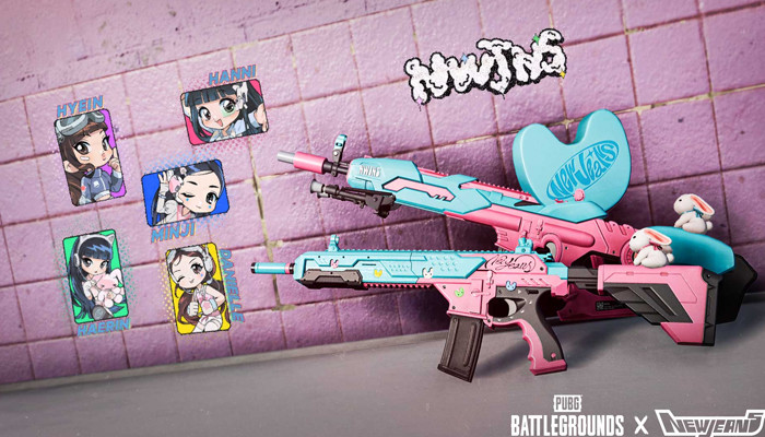 An undated image of PUBG x NewJeans. — PUBG