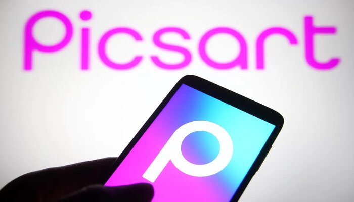 An undated image showing Picsart logo. — Getty Images