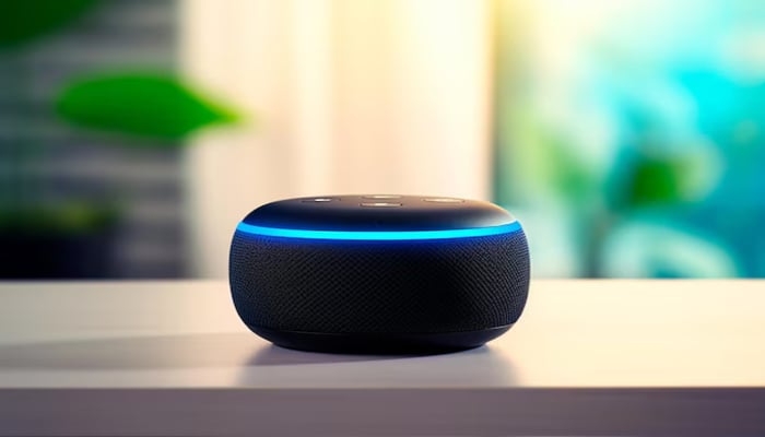 An undated image of Amazon Echo dot. — Freepik