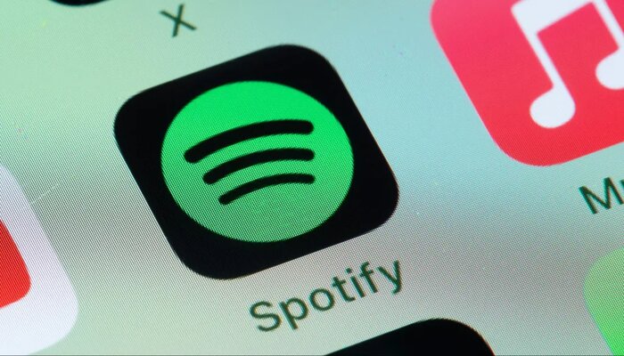 An undated image of Spotify logo. — Getty Images