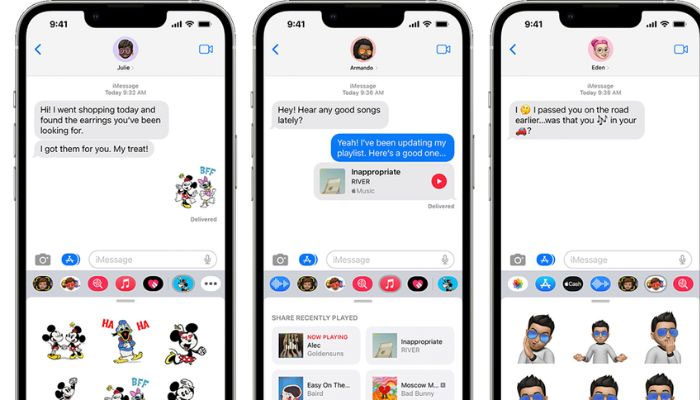 A representational image of iMessage. — Apple