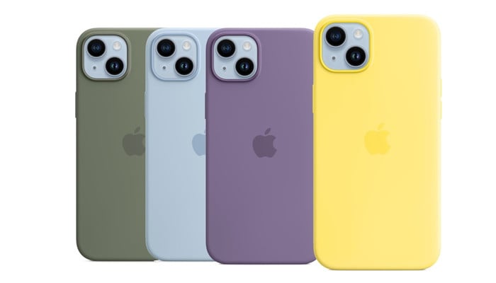 An undated image of Apple iPhone 14 silicone case. — Appleinsider Forums