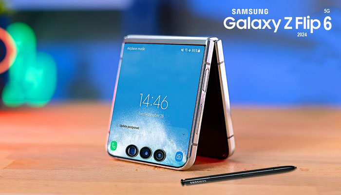 An undated image of Samsung Galaxy Z Flip 6. — YouTube