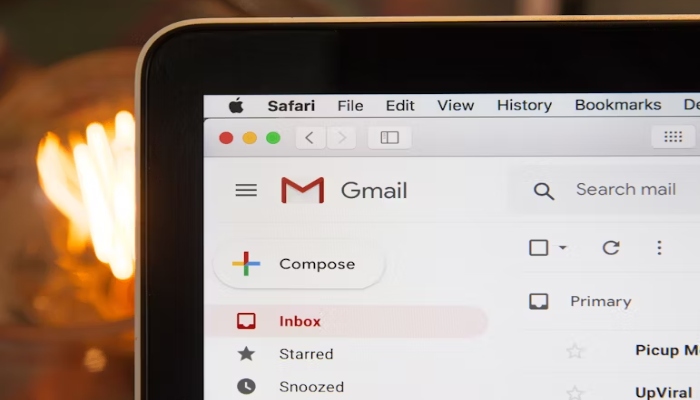 An undated image of Gmail on the web. — Unsplash