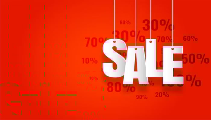 An undated logo of sale. — Freepik