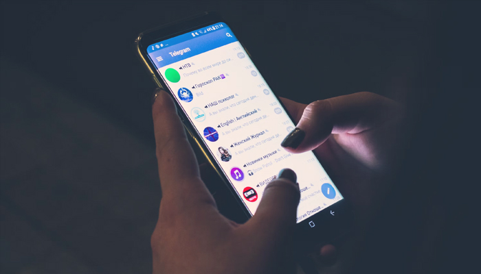 An undated image showing Telegram interface. — Unsplash
